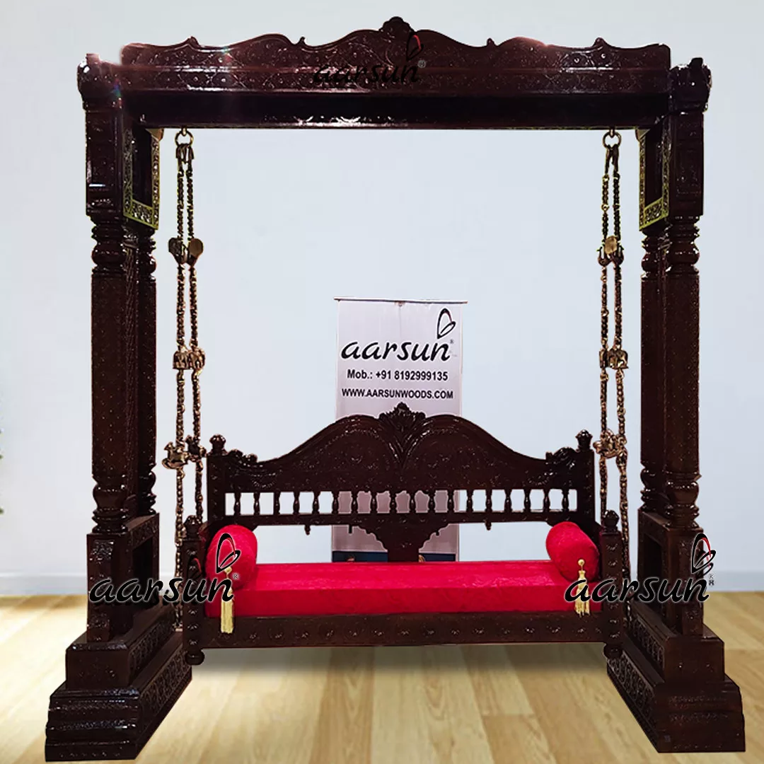 Indoor Swing Carved Out from Solid Wood YT-559