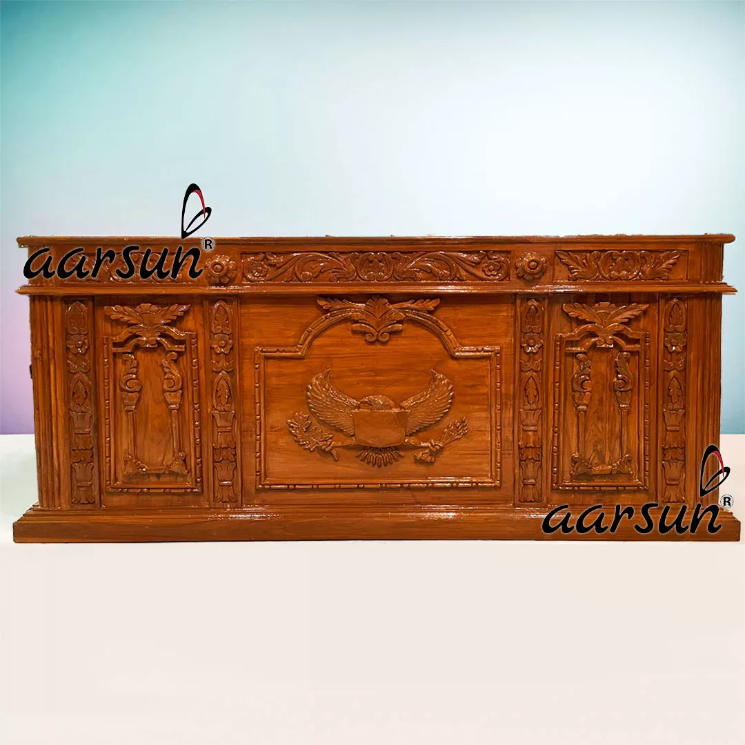 Office Desk in Natural Finish