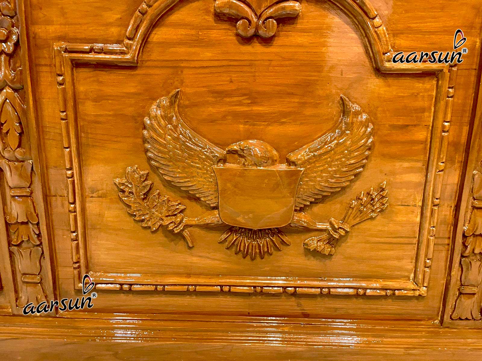 Office Desk in Natural Finish YT-578-A-4