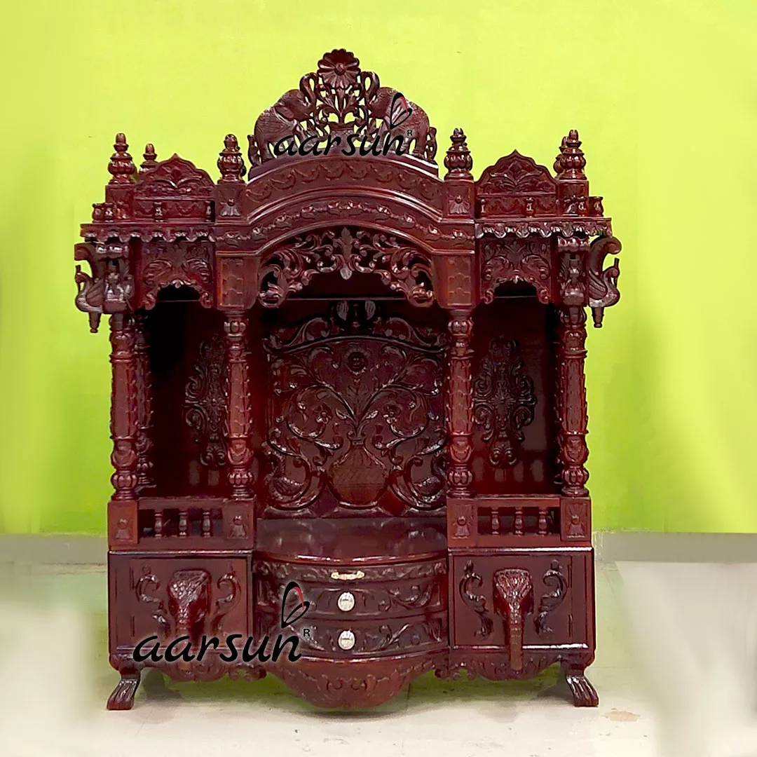 Beautifully Handcrafted Temple design