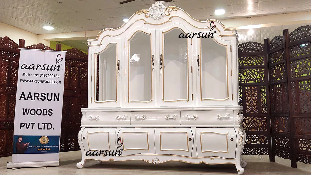 Designer Showcase China Cabinet Teak Wood