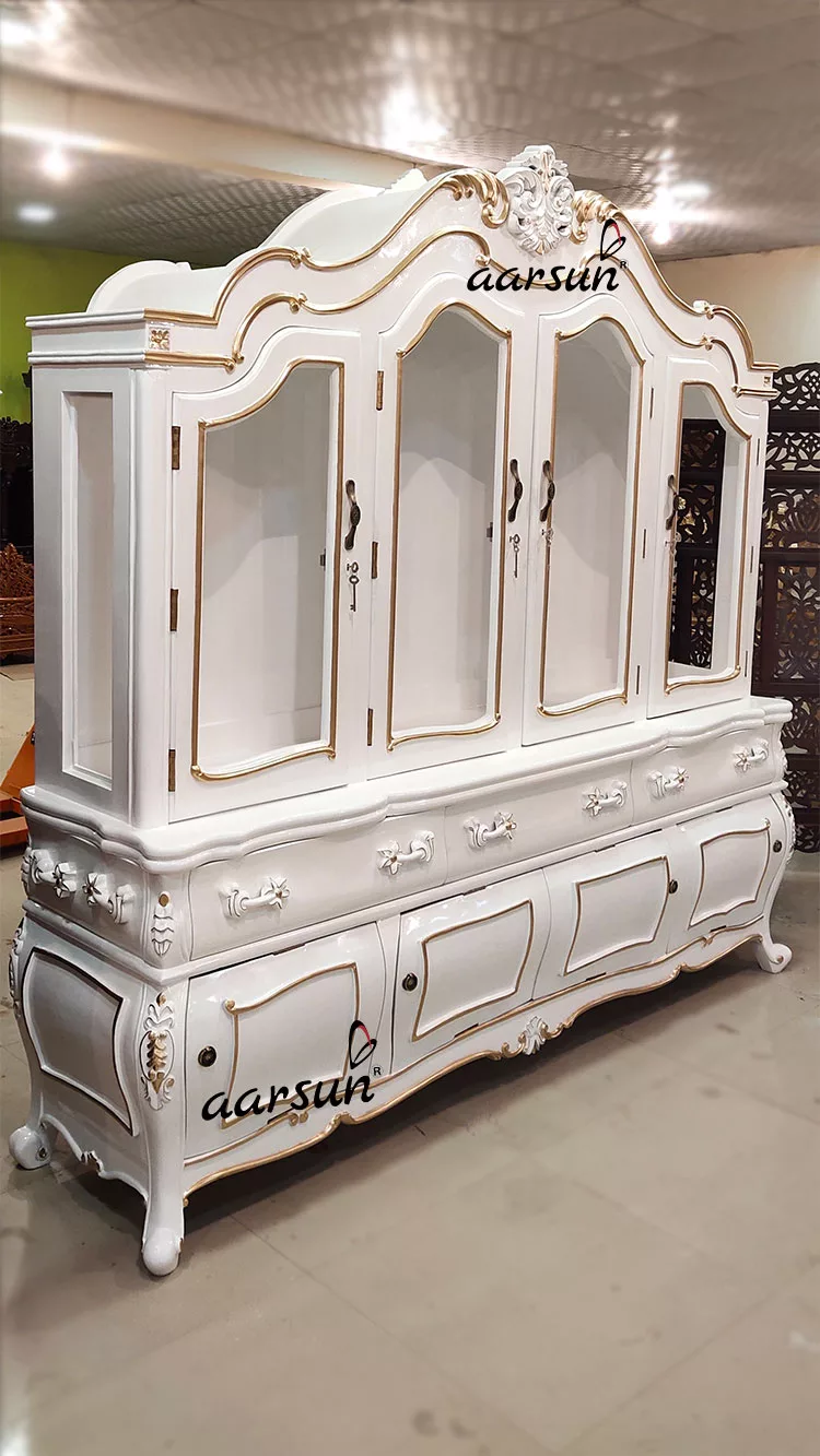 Designer Showcase China Cabinet Teak Wood