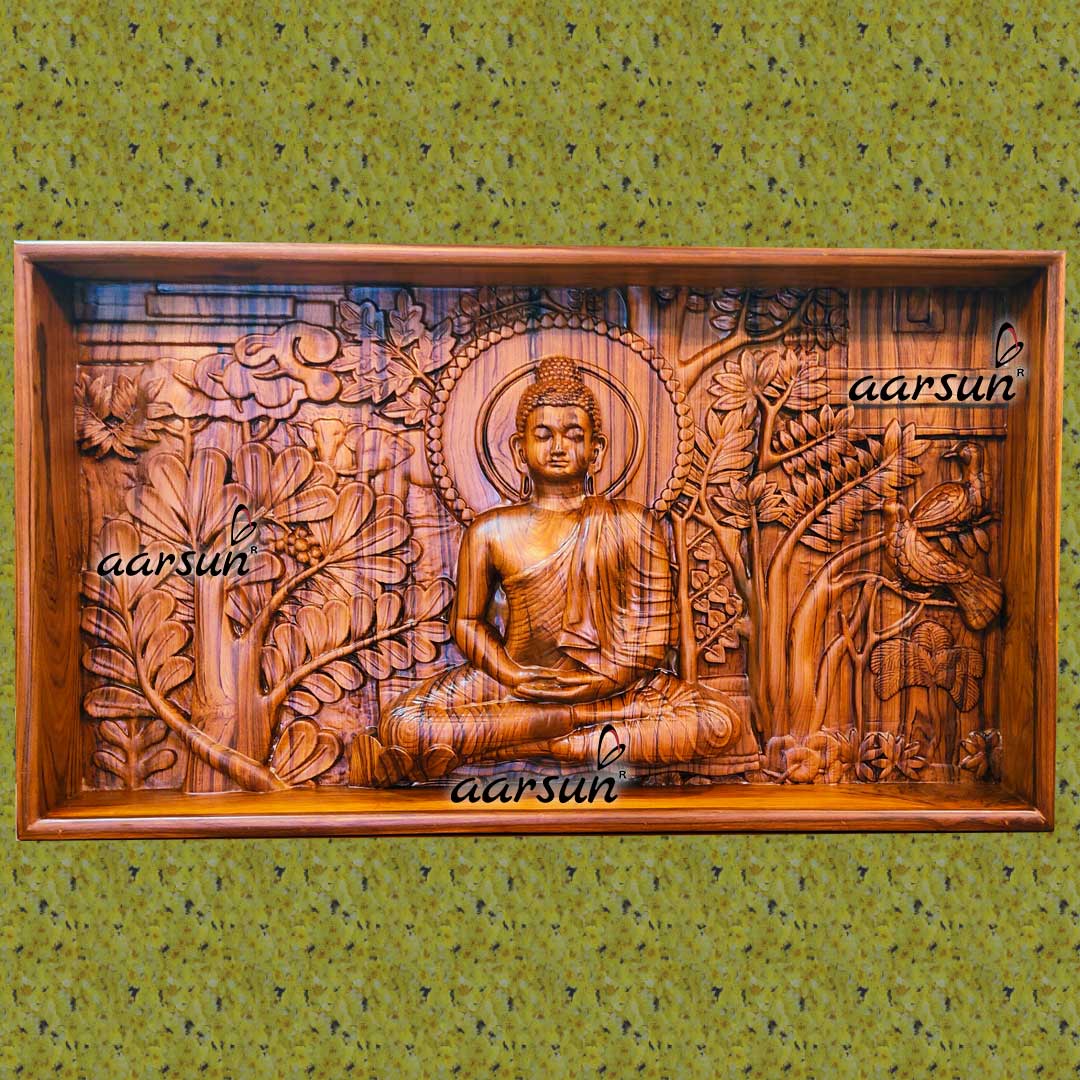 Latest Teak Wood 3D Wall Art