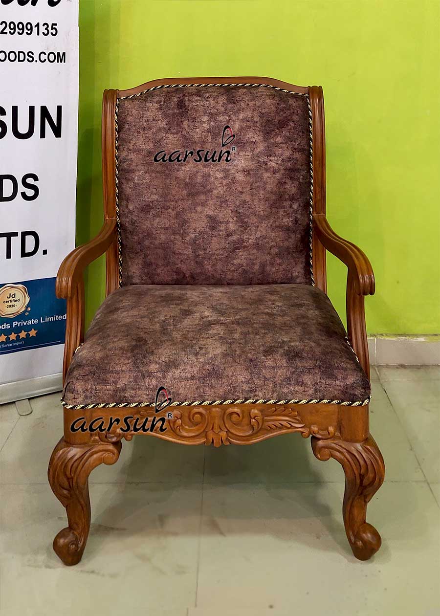 Wooden Antique Stylish Bedroom Chair