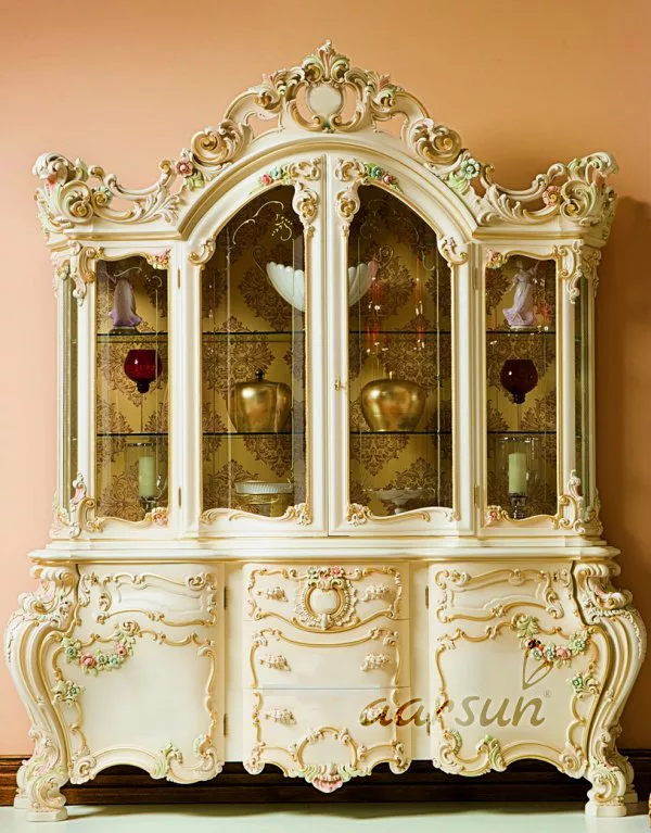 Exclusive Solid Wood Designer Showcase Cabinet