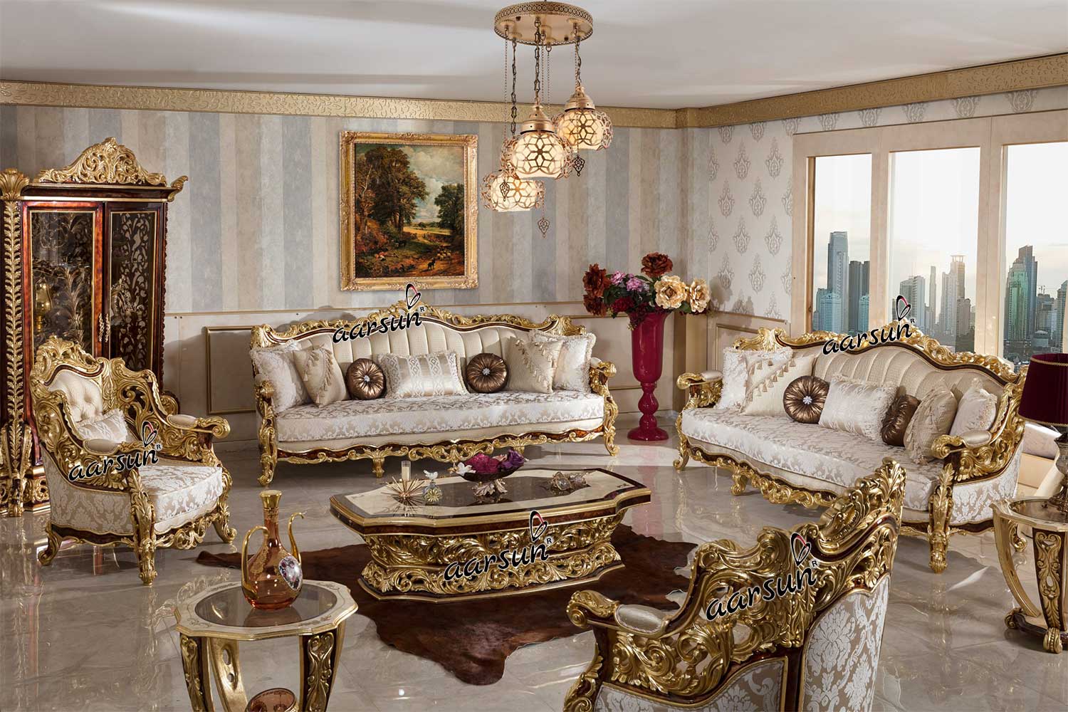 Image for Luxurious Sofa Set Design SF-0005C