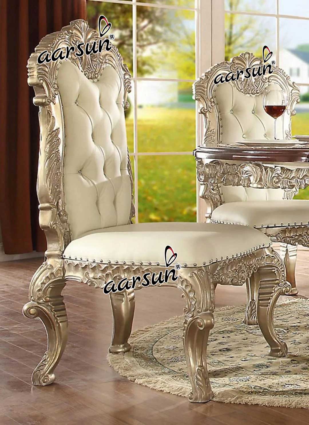 Luxury Wooden Dining Furniture Set DNG-0050C-C