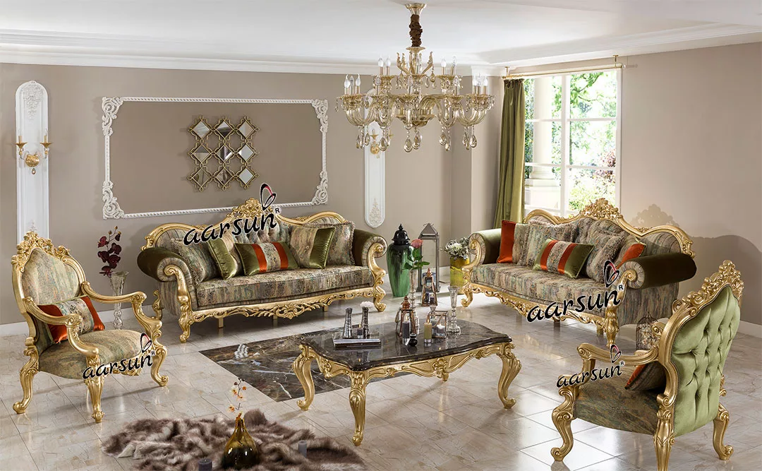 Image for Royal Wooden Sofa Set SF-0033C