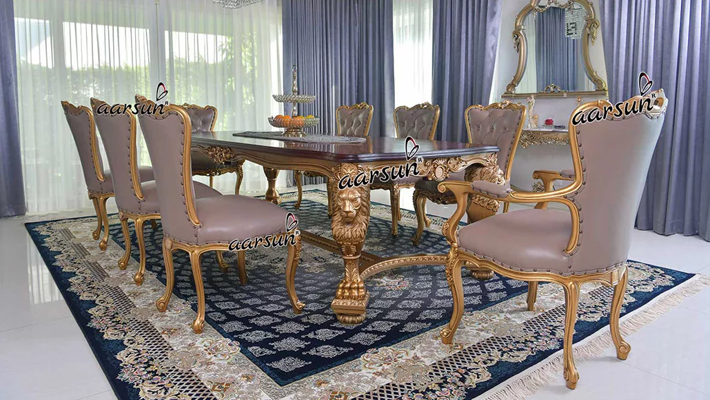 Wooden Luxury Dining Room Furniture