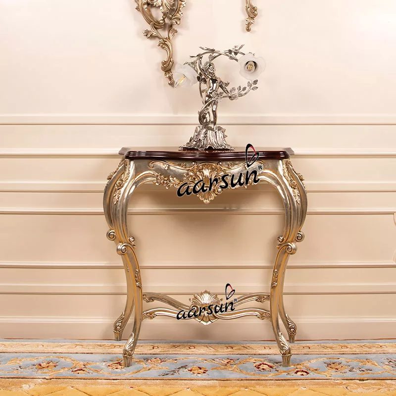 Royal wooden console table for home