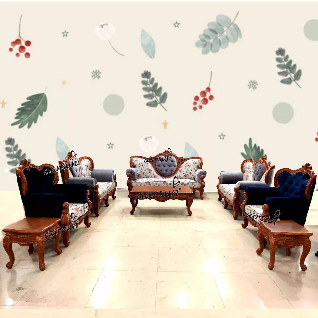 9 Seater Royal Sofa Set in Matte Finish