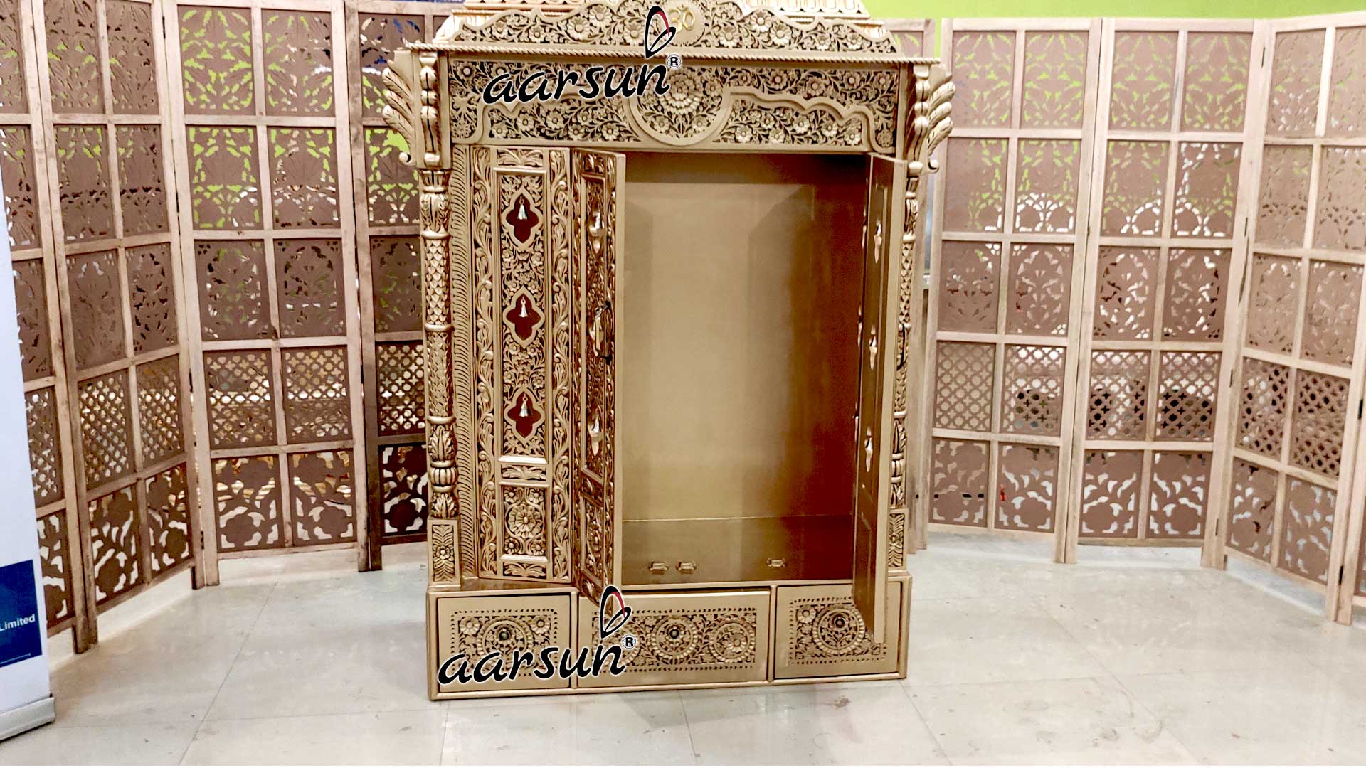 Antique Gold Bell Temple for Home YT-628-C