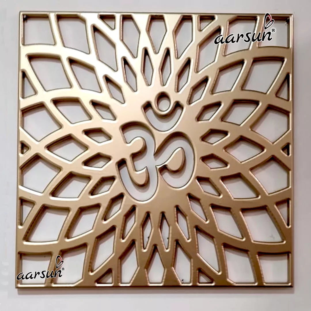 Om Jali design for wall decor home decor