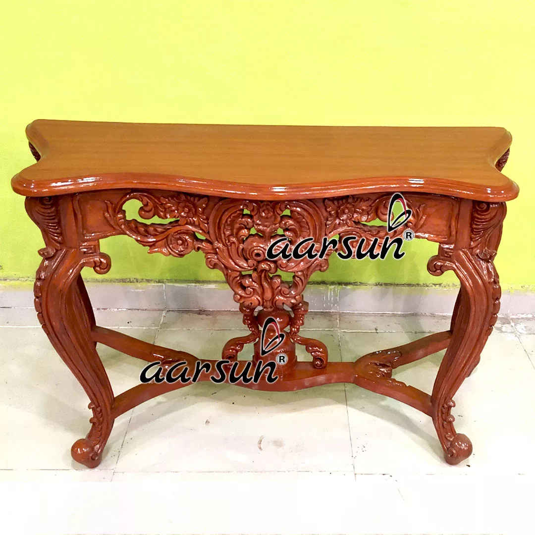 Natural console table