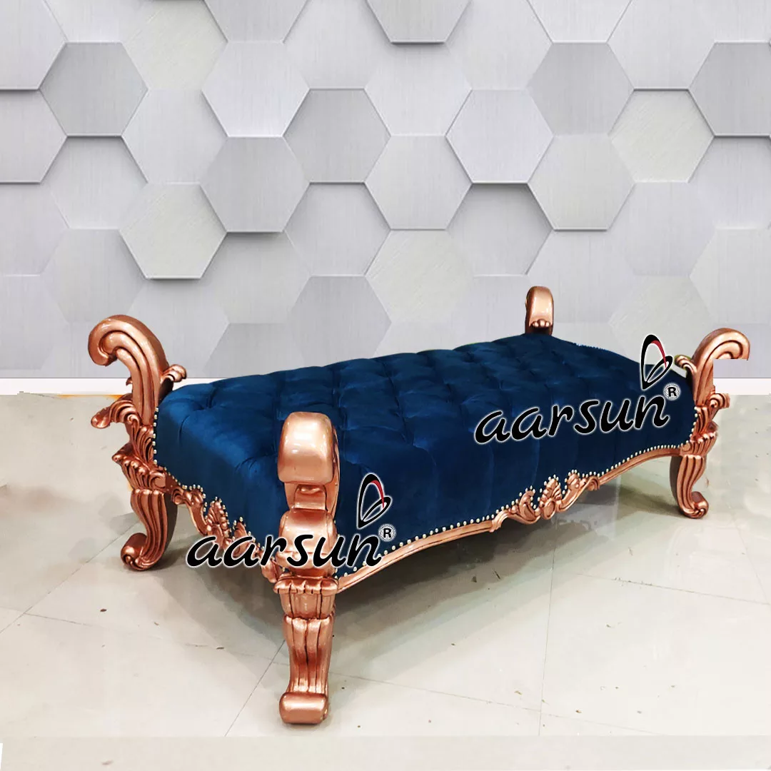 designer wooden settee top design factory price