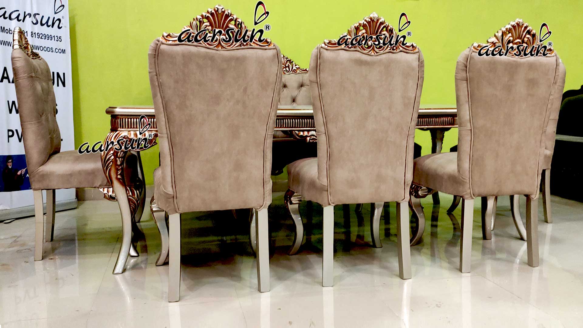 Wooden Royal Stunning Dining Set YT-638-A