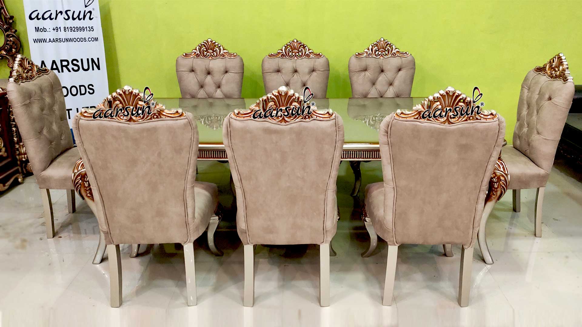 Wooden Royal Stunning Dining Set YT-638-E