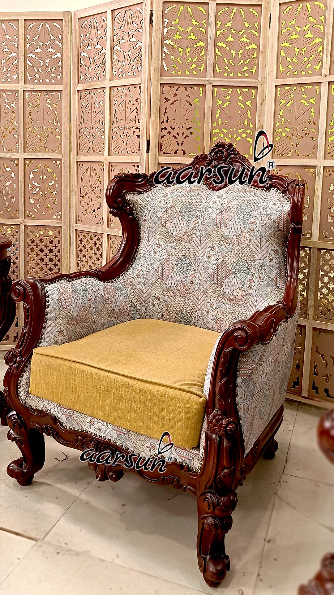 Royal Chair Design in Teak-C-Aarsun