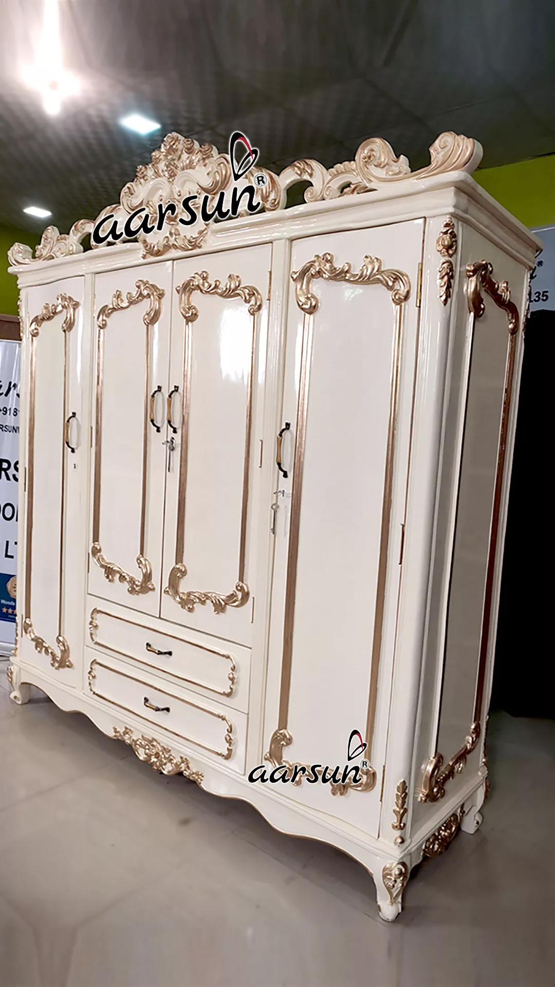 Image for Royal Wooden Wardrobe YT-647-B