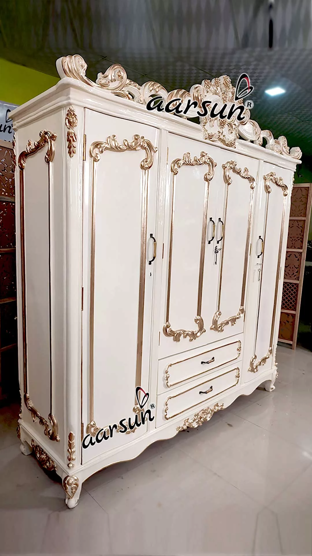 Image for Royal Wooden Wardrobe YT-647-D