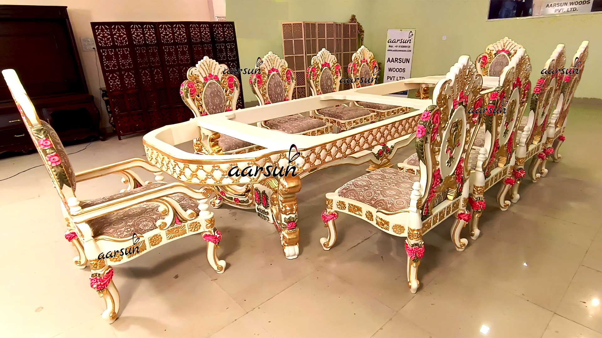 Wooden Ultra Luxury Dining Set YT-663-B