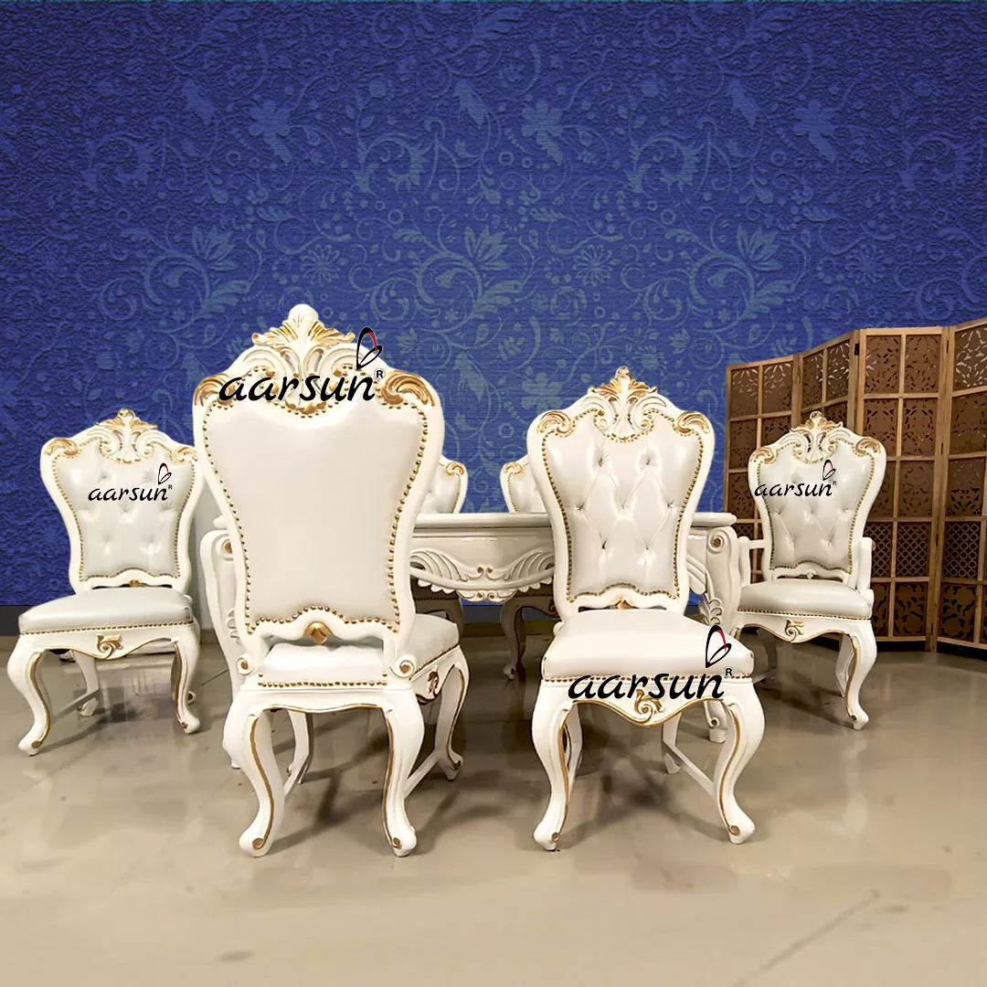 Classic Dining Set in White