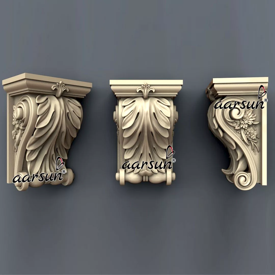 CNC Floral Design Corbel AW-021