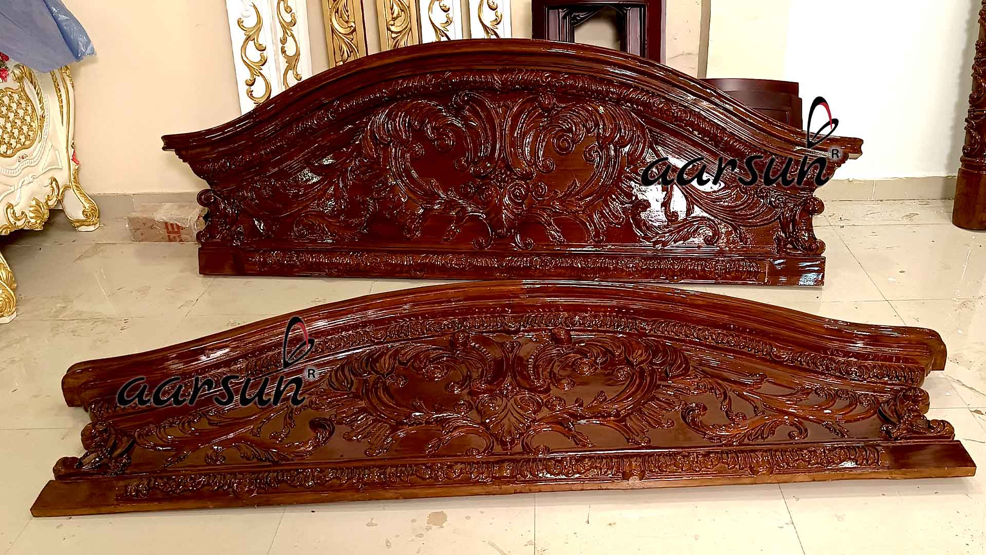 Designer Door Design with Side Pillars