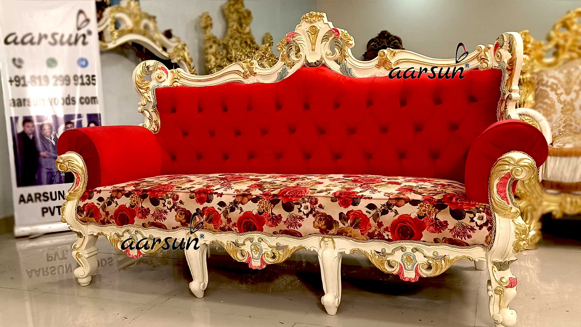 Luxury Living Room Sofa Set-A