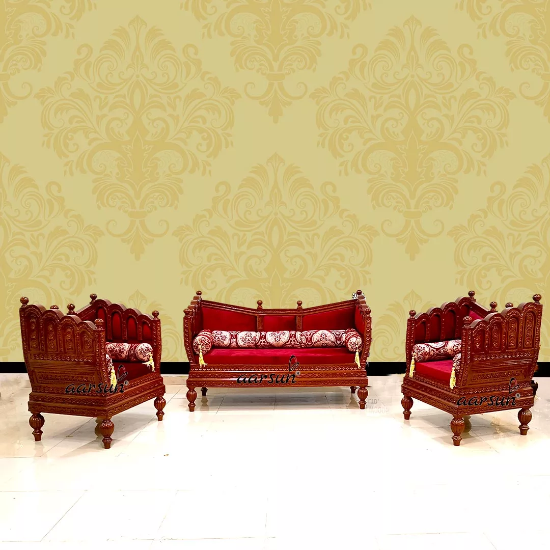 Image for Classic Rajwada Sofa Set