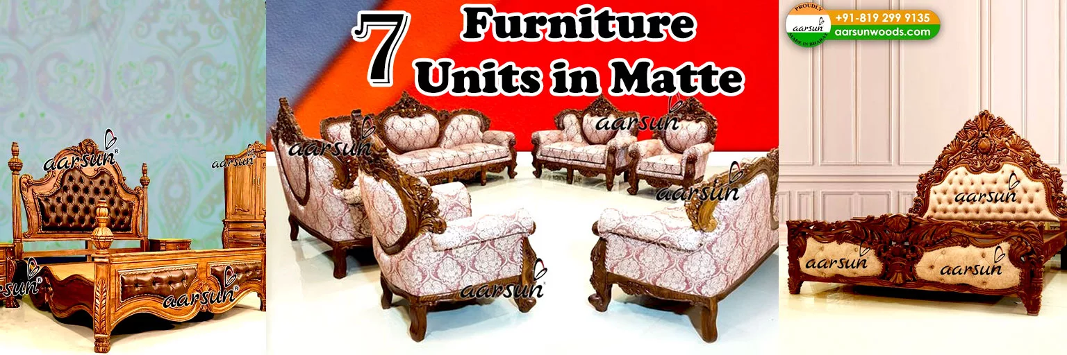 7 Furniture Units in Matte for a Subtle Look