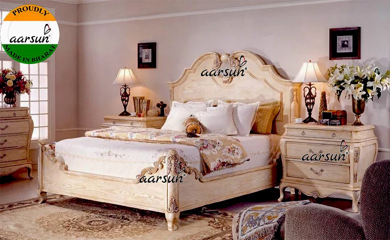 Image for Classic Bedroom Set in Teak