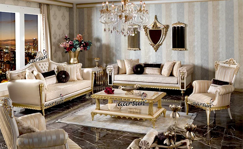 Classic Living Room Sofa Set