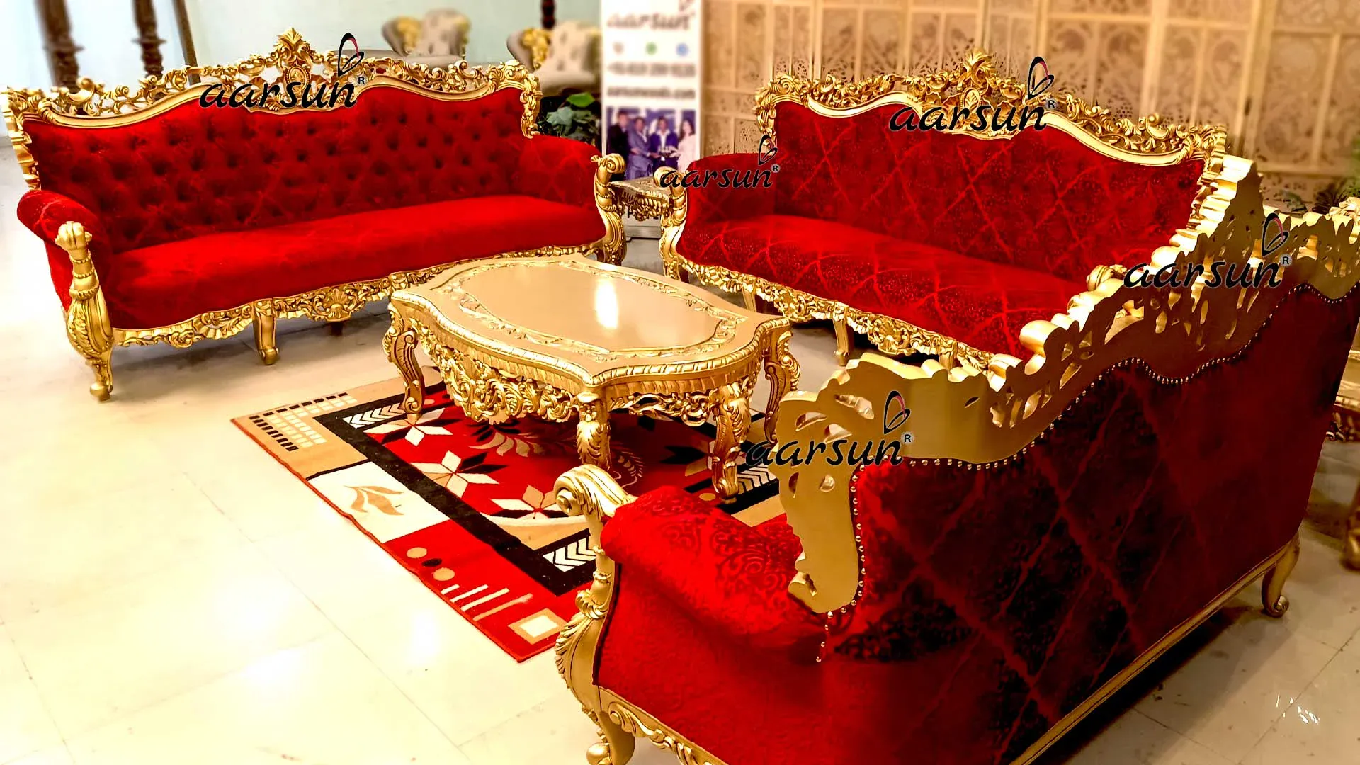 Luxury design sofa set top model factory price