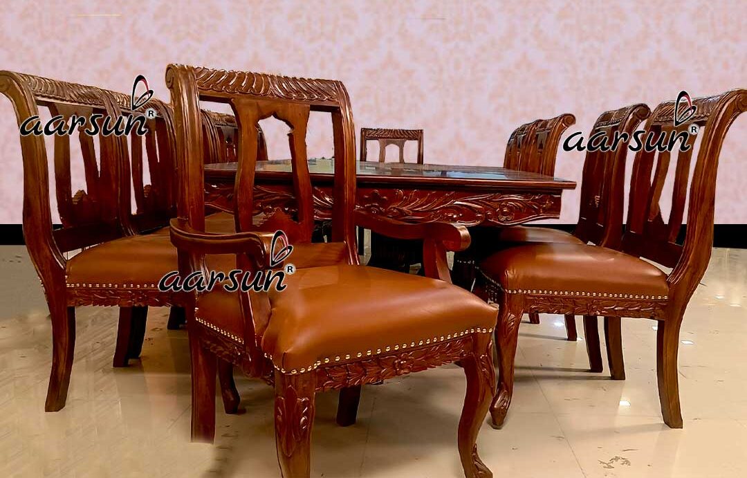 Premium Carved Dining Set