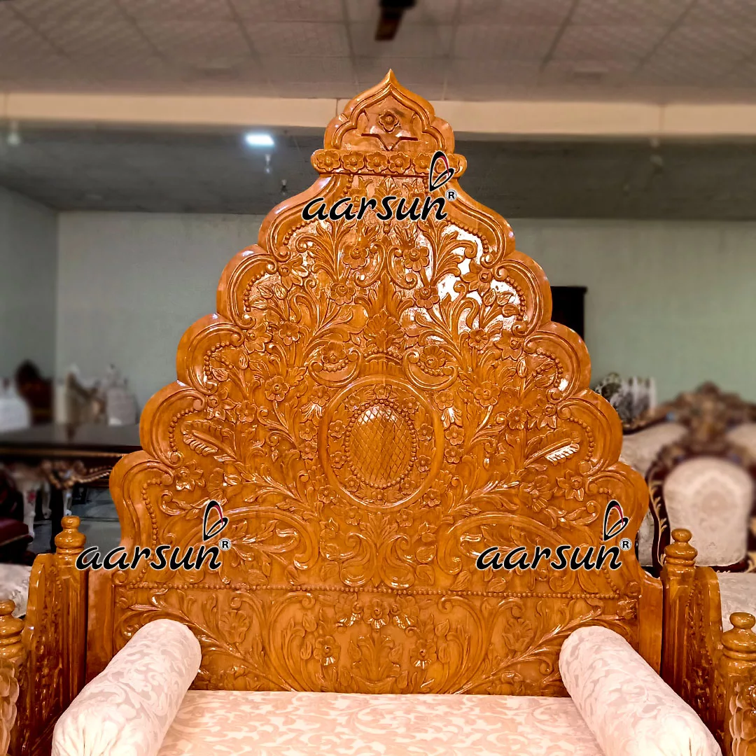 Traditional Guruji Chair in Teak Wood-A