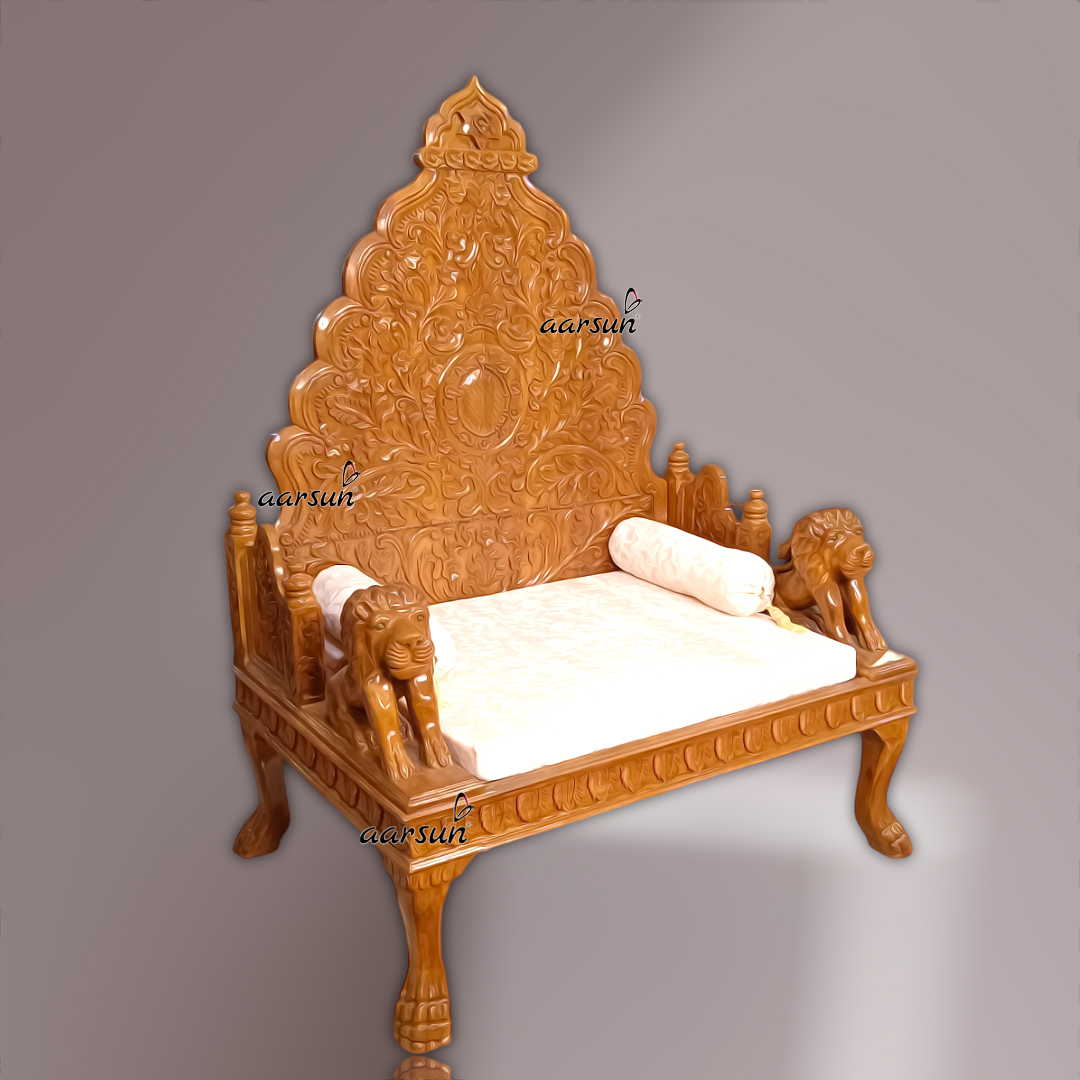 Traditional Guruji Chair in Teak Wood YT752 - Image 6