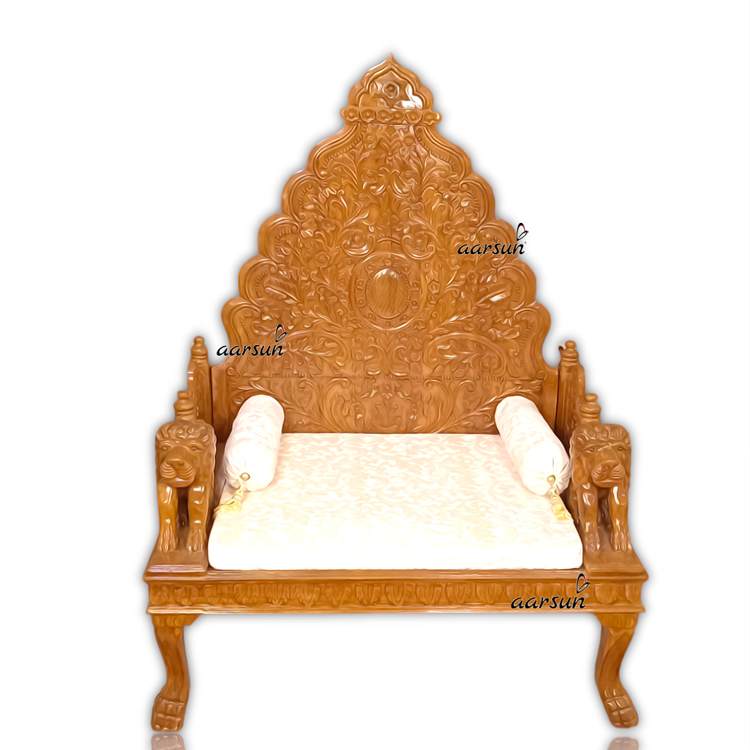 Traditional Guruji Chair in Teak Wood YT752 - Image 7