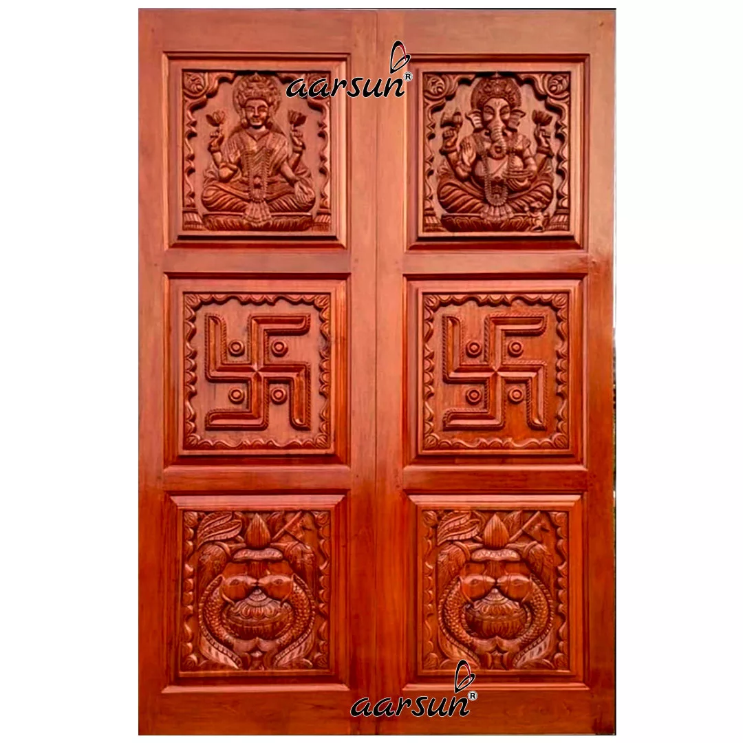 Divine Pooja Room Double Door