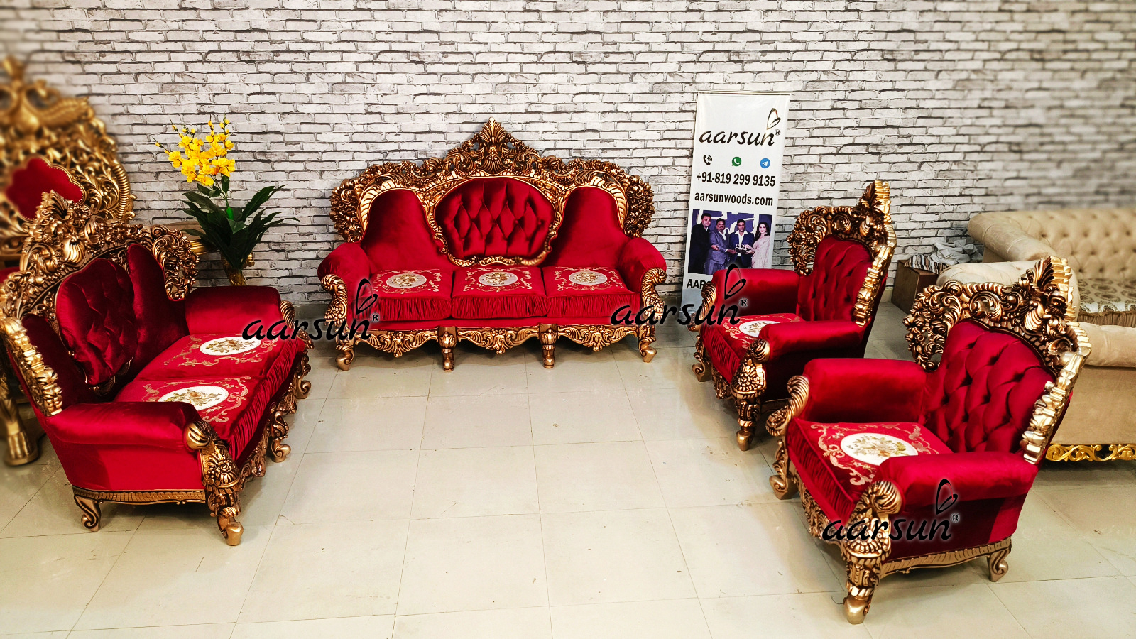 Maharaja Deluxe Sofa Set