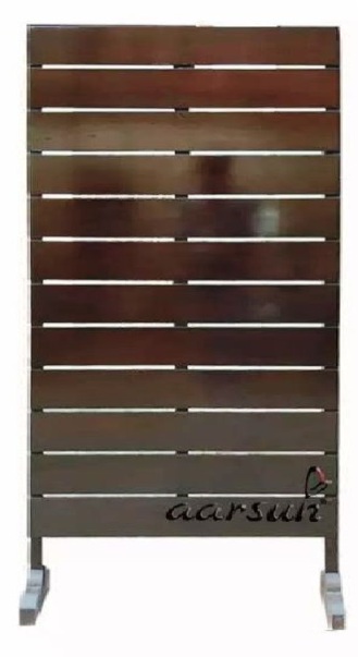 Single panel wall partition