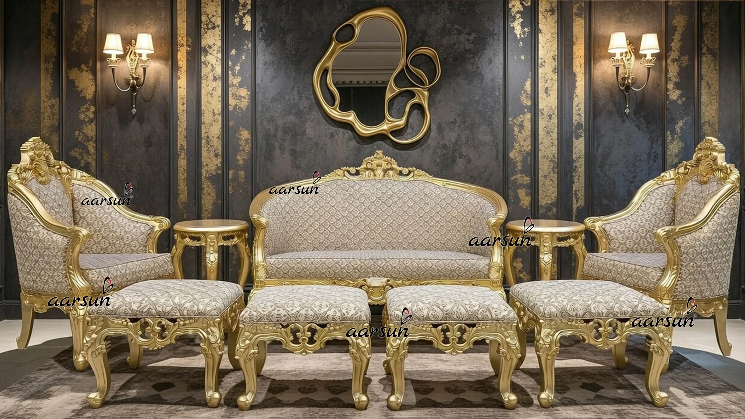 Rich Look Luxury Sofa Set YT-772