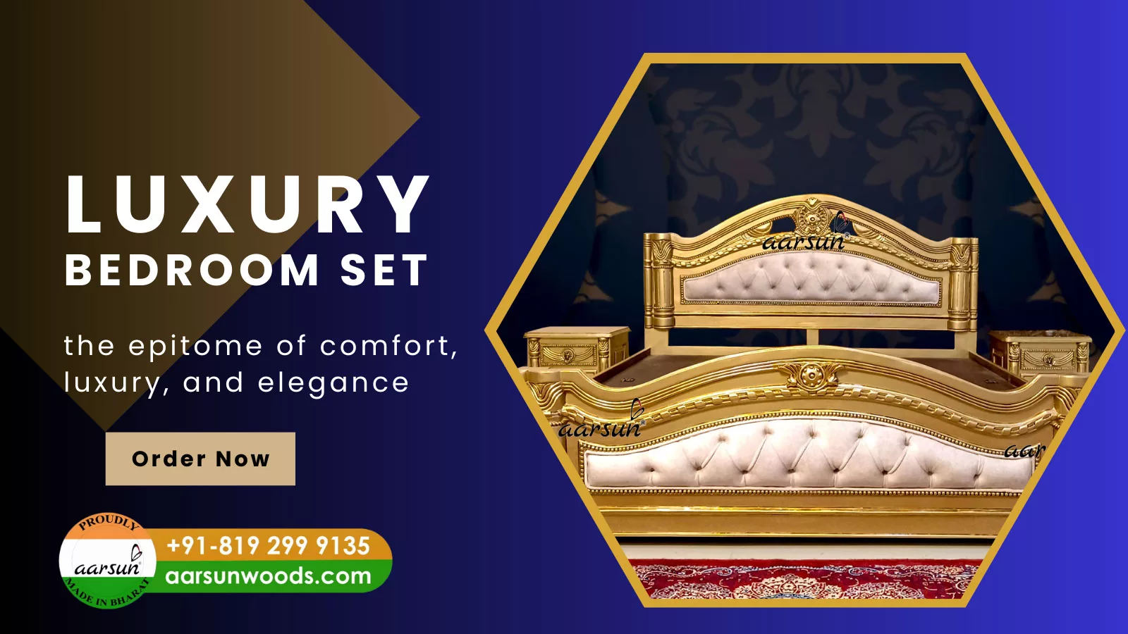 Aarsun luxury bedroom set
