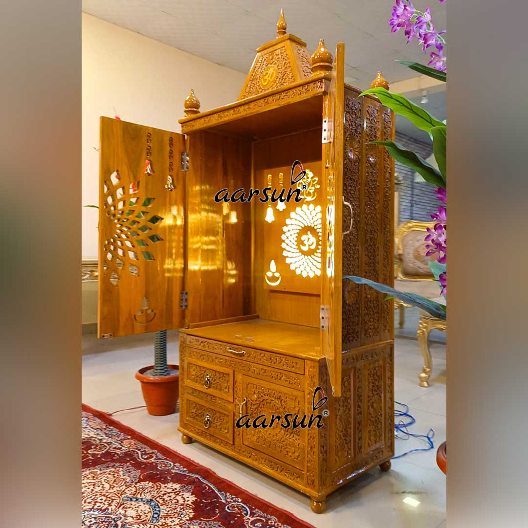 Aarsun Modern Style Pooja Temple-D