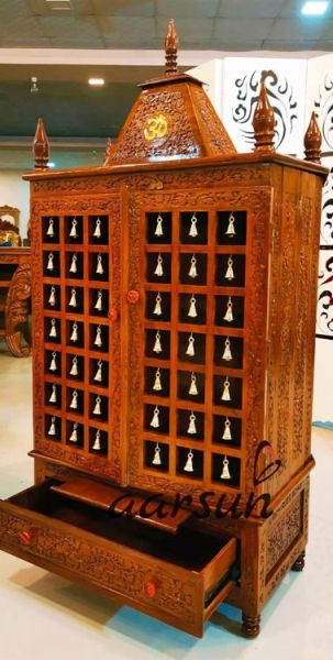 top design wood temple with doors
