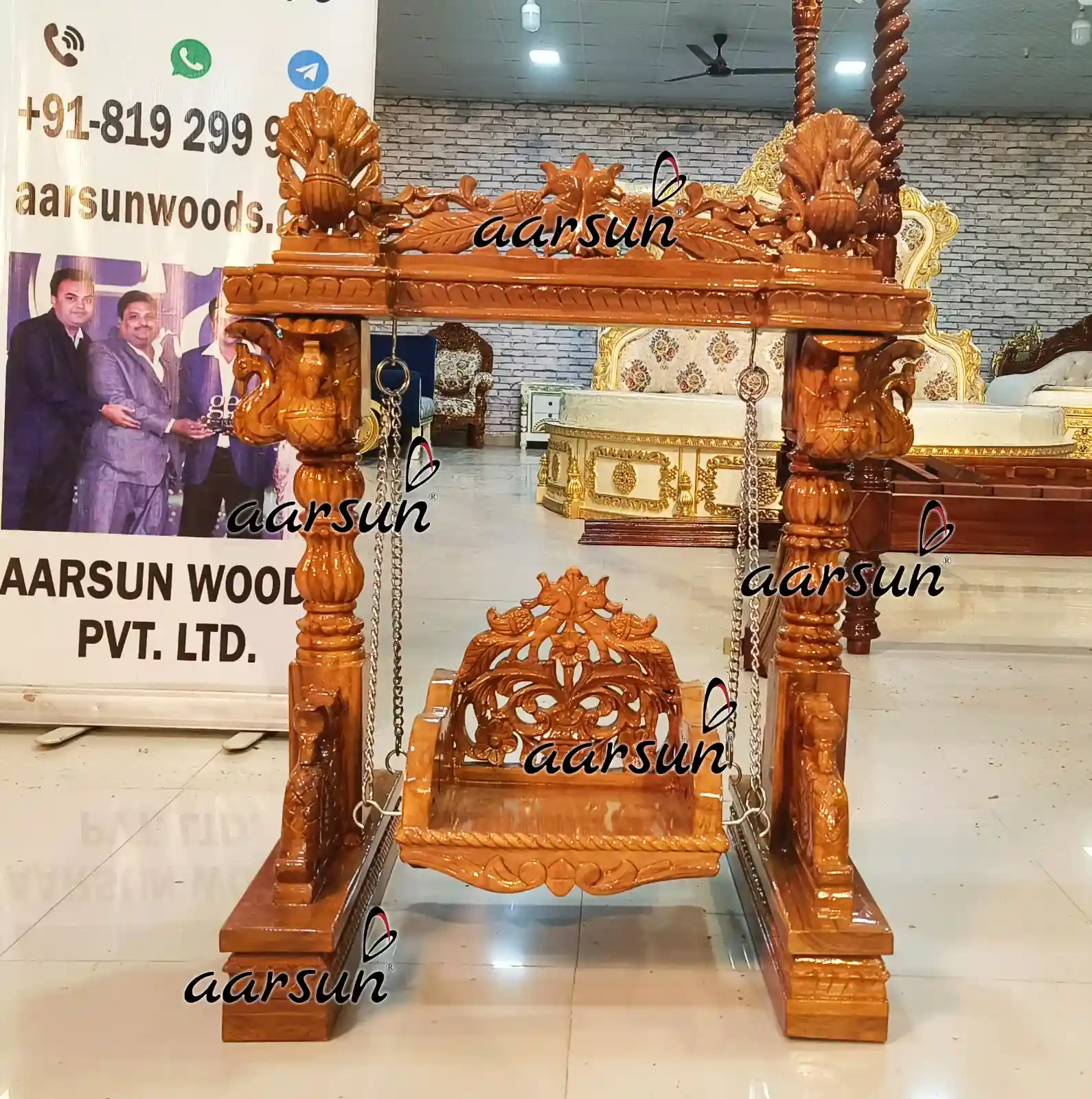 Wooden Krishna Jhula
