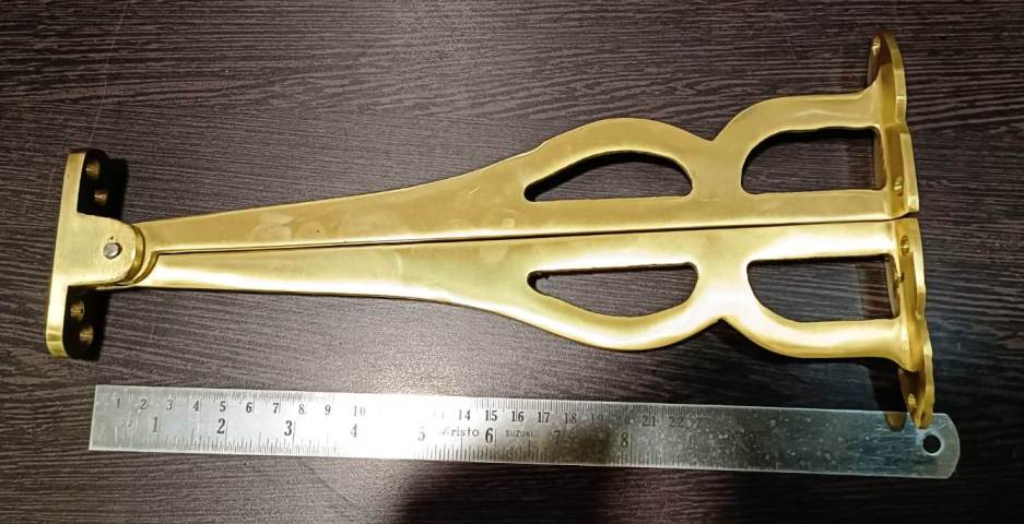 double brass hinge