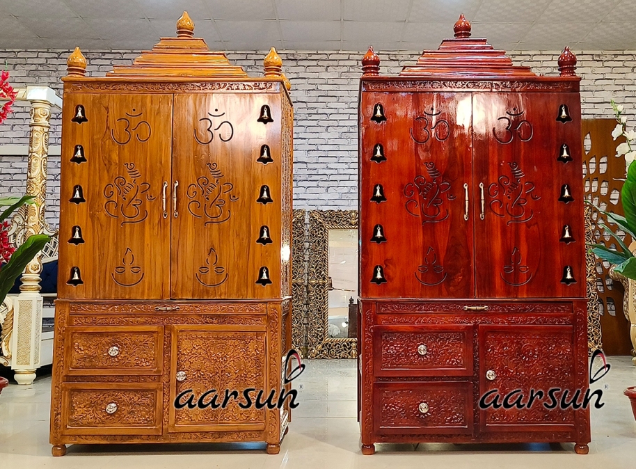 wood temple for modern homes