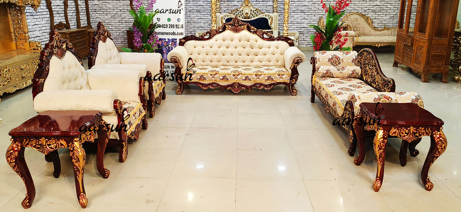 Teak Wood Sofa set