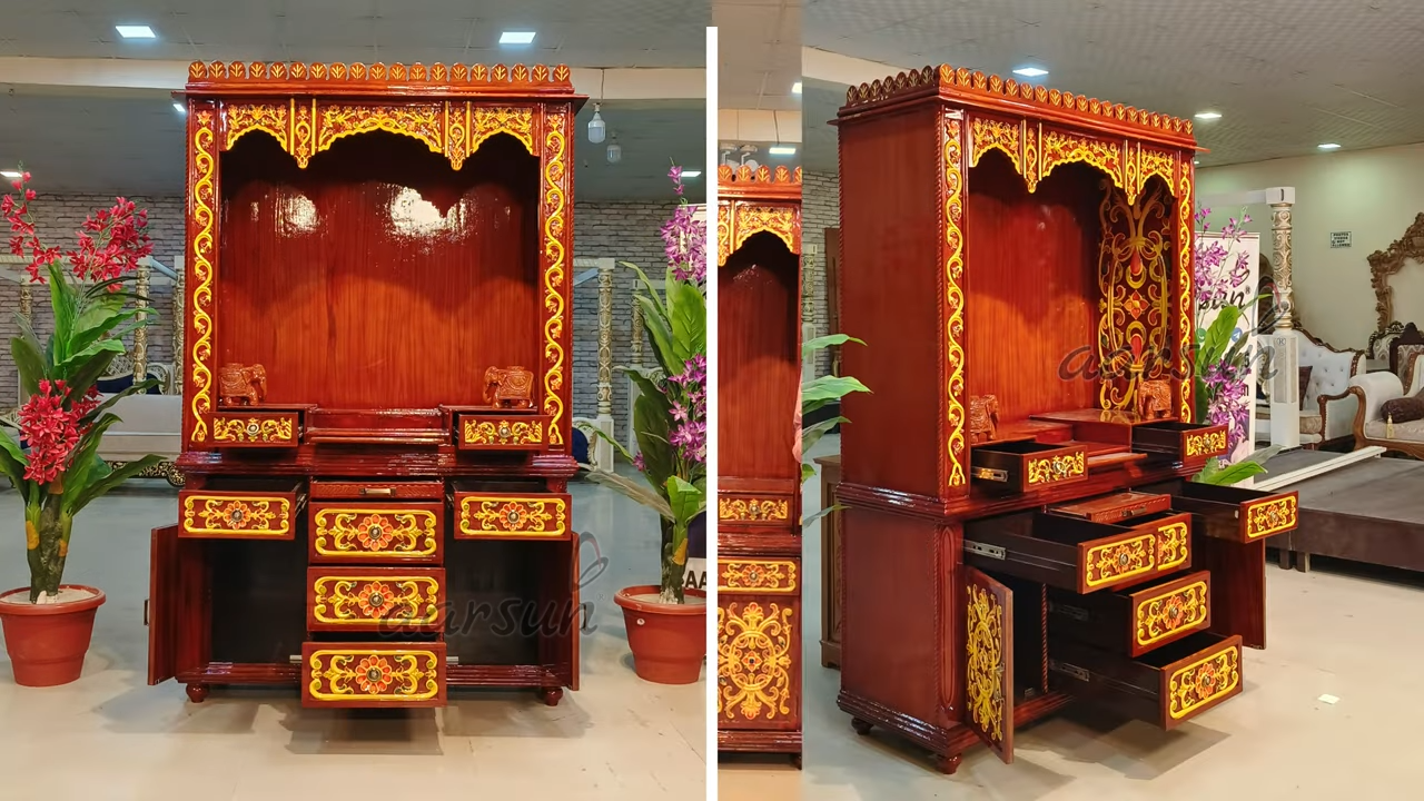 Rajasthani Wooden Home Temple Design for you